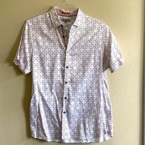 Ted Baker Mens Short sleeve Button Down size 4
